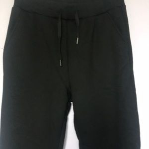 Black sherpa lined joggers NWT